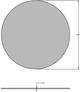 Amisco Customizable Dalia XL Starstone Round Table with Metal Turnip Base-3