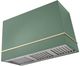 AGA Loge 48" Mineral Green Wall Mounted Range Hood  with Polished Brass Trim-0