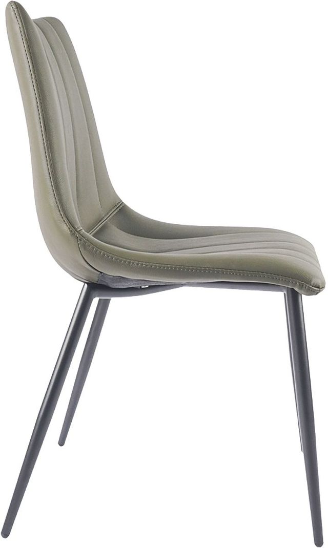 Moe's Home Collection Alibi 2-Piece Dark Green Dining Chair Set-2