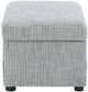 Coaster® Winter Gray Lift Top Storage Ottoman-3