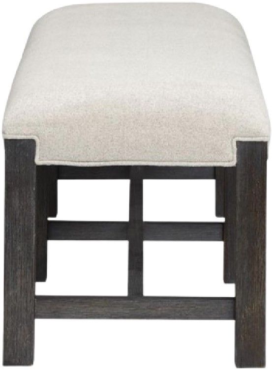 Magnussen Home® Plum Creek Elite Dove/Ravenwood Black Bench-3