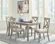 Signature Design by Ashley® Parellen 5-Piece Gray Dining Set-3