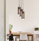 Cal® Lighting & Accessories Almeria 3-Light Iron/Pine Pendant-1