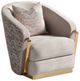 Michael Amini® Carmela Almond/Gold Chair-0