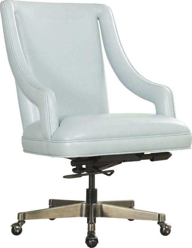 Hooker® Furniture EC Meira Blue Swivel Tilt Executive Chair-0