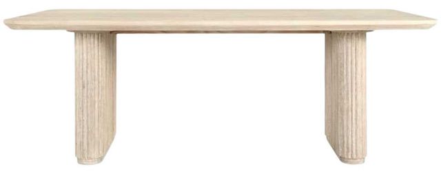 Classic Home Vander Cream Washed Dining Table-2