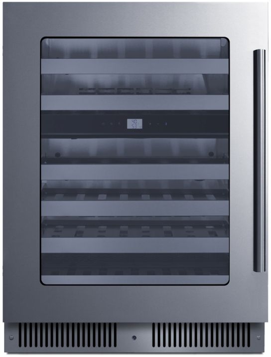 Summit® 24" Stainless Steel Built-In Wine Cooler-0