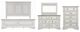 Liberty Furniture Abbey Park 4-Piece Antique White California King Panel Bed Set-0