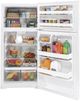 GE® 28" 16.6 Cu. Ft. ENERGY STAR® White Top Freezer Refrigerator-4