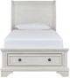 Signature Design by Ashley® Robbinsdale Antique White Youth Twin Sleigh Storage Bed-1
