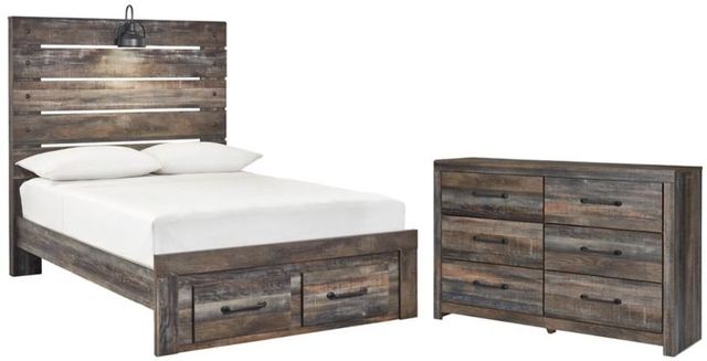 Signature Design by Ashley® Drystan 2-Piece Multi Full Panel Bed Set-0