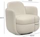 TOV Furniture Wolfie Cream Swivel Accent Chair-2