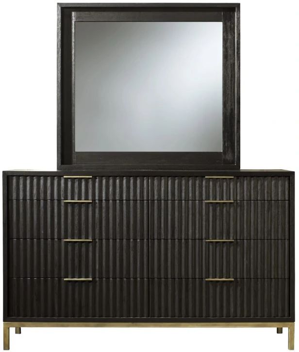 Modus Furniture Kentifield Black Drifted Oak Dresser-3
