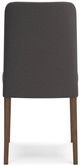 Signature Design by Ashley® Lyncott Charcoal/Brown Dining Side Chair-2