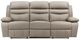 Homelegance® Hancock Latte Leather Double Manual Reclining Sofa-2