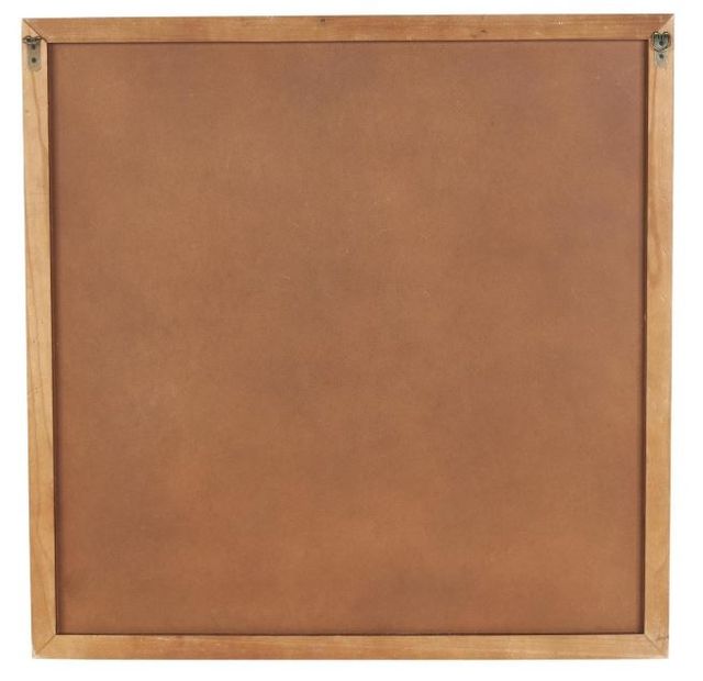 Deco Marche Brown Triangle Wall Decor with Black Backing-2