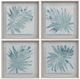 Bassett Mirror Burlap Ocean Palm I Framed Print-1