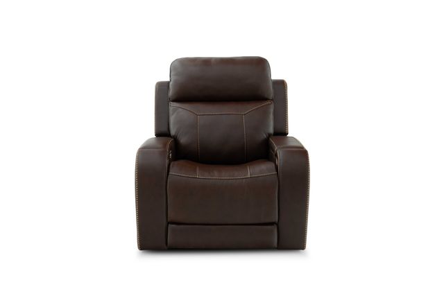 Moto Motion 828 Coffee Leather Media Power Recliner | Miskelly
