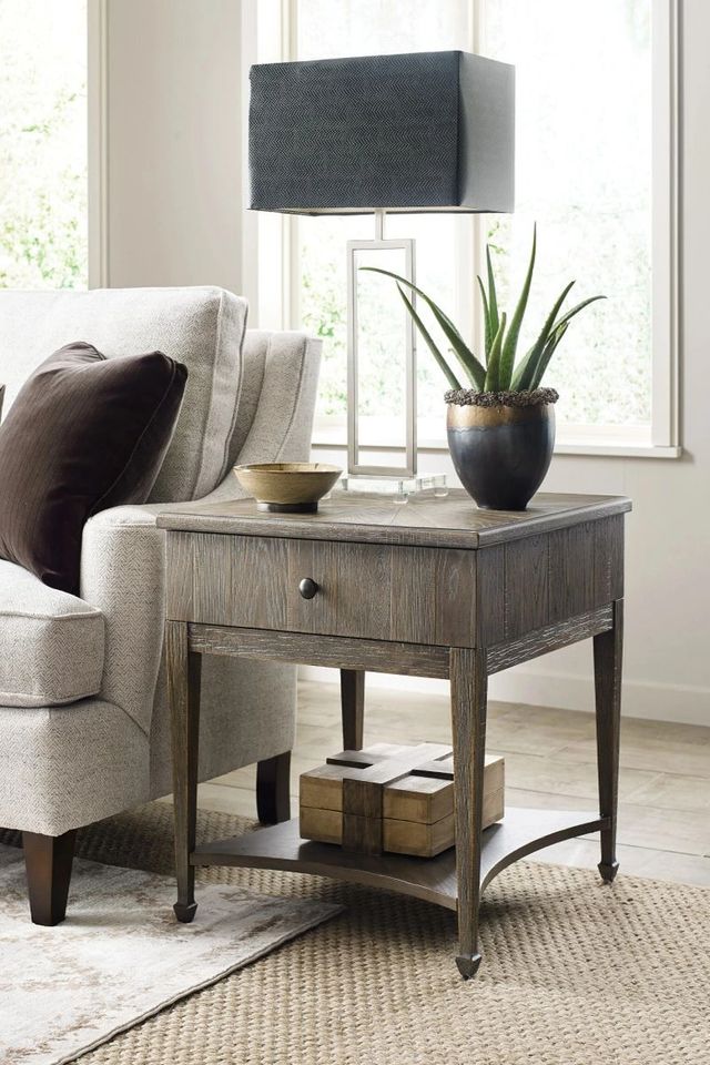 American Drew® Emporium Carmine Shadow Drawer End Table-1