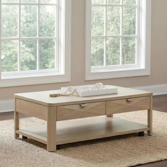Coaster® Marcelo Light Elm Coffee Table-1