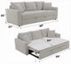 ACME Furniture Connie Gray Sofa Sleeper-2