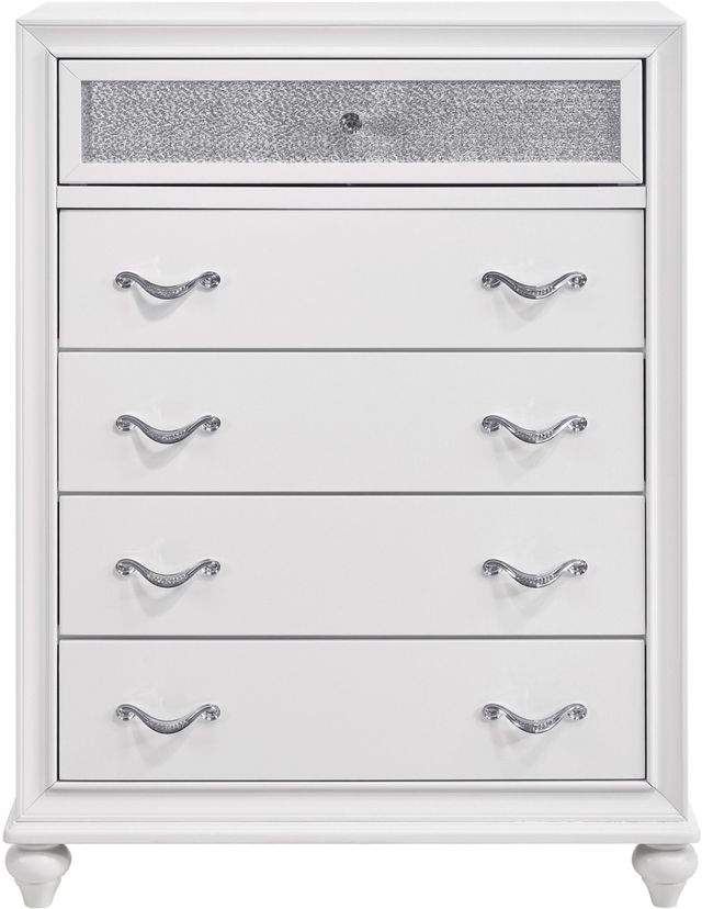 Coaster® Barzini White Chest-0