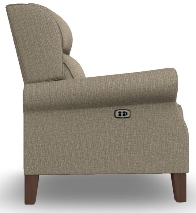 Best® Home Furnishings Customizable Joanna Power High Leg Recliner with Dark Walnut Legs-2