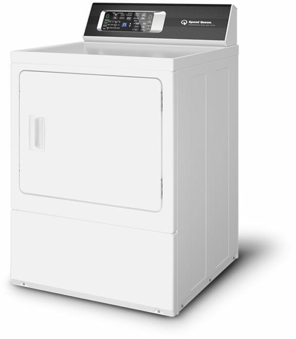 Speed Queen® DR7 7.0 Cu. Ft. White Front Load Electric Dryer-2