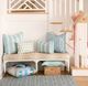 Laura Park Designs 2.5'x8' Rosemary Stripe French Blue Floor Mat-1