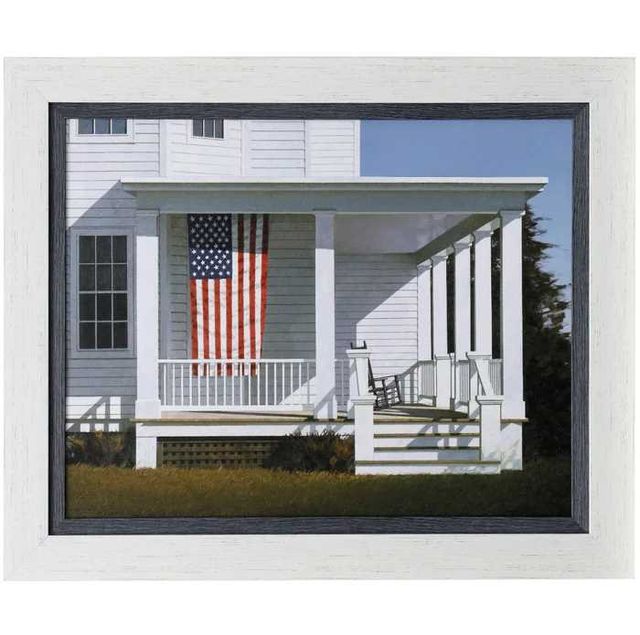 Stylecraft America Porch IV White/Gray Wall Art-0