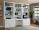 Parker House® Catalina 6-Piece Cottage White Workspace Library Wall-1