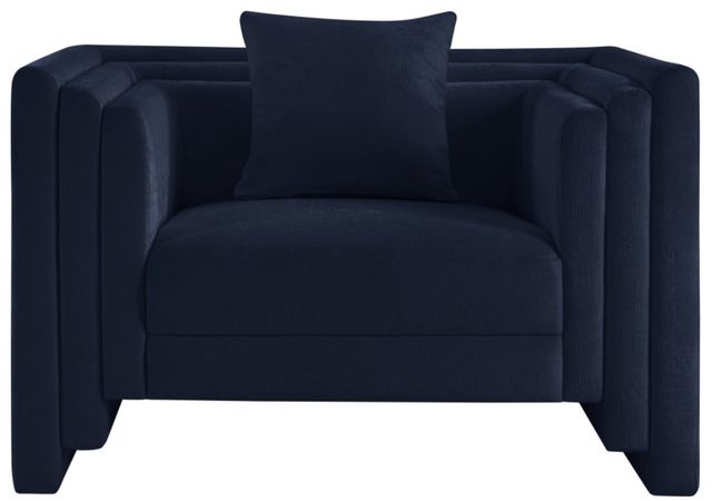 Meridian Furniture Everett Navy Chair-1