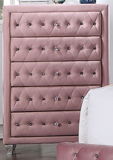 Furniture of America® Zohar Pink Chest-0