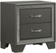 Crown Mark Kaia Gray Nightstand-0