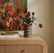 TOV Furniture Marble Brown Layered Decorative Vase-1