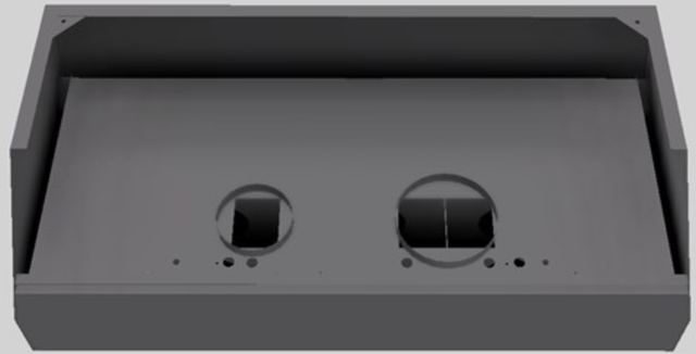 Vent-A-Hood® Designer Series 54" Gunsmoke Wall Mounted Range Hood-2