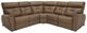 Palliser® Furniture Customizable Acacia 5-Piece Two Power Reclining Corner Curved Sectional with Power Headrest-0