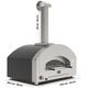 Alfa Futuro 4 Pizze 44" Wrinkle Black Petroleum Gas Pizza Oven-4