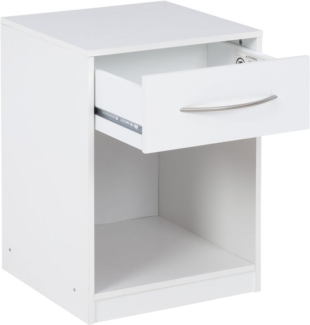 Signature Design by Ashley® Flannia White Nightstand-3