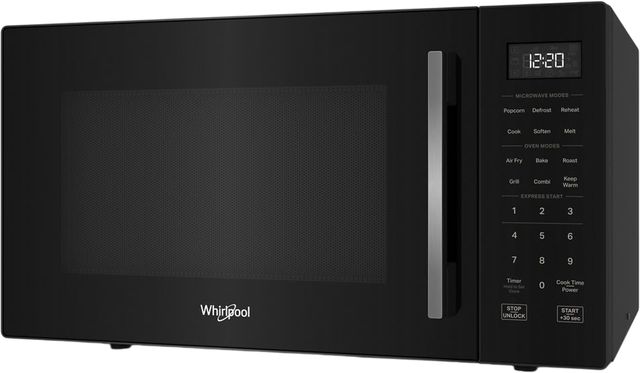 Whirlpool® 1.0 Cu. Ft. Black Countertop Microwave-1