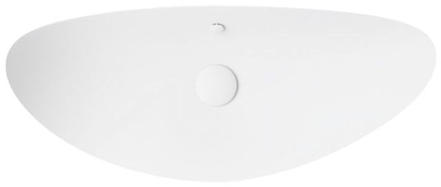 Kohler Veil™ White 38.5" Oval Vessel Bathroom Sink-1