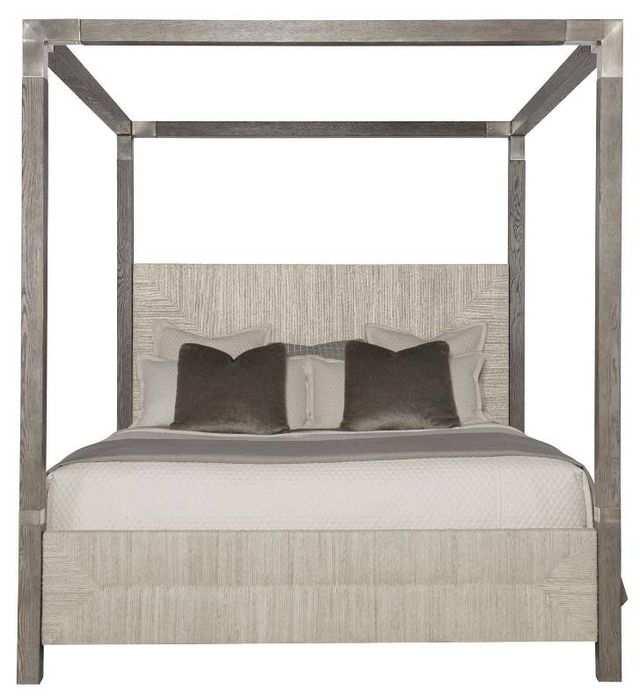 Bernhardt Palma Rustic Gray Canopy Bed-1
