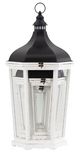 A & B Home Black/White 3-Piece Lantern Set-4