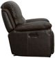Flexsteel® Fenwick Dark Brown Power Gliding Recliner with Power Headrest-3