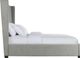 Elements International Magnolia Grey Queen Upholstered Bed-2