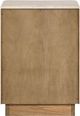 Four Hands Boa Cream Marble/Sandy Mindi Veneer Nightstand-5