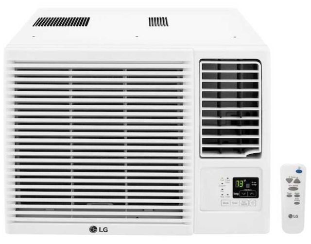LG 12,200 BTU's White Window Mount Air Conditioner with 11,200 BTU's Heating-1