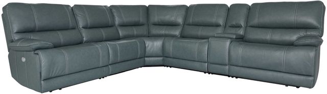 Parker House® Shelby 6-Piece Cabrera Azure Reclining Sectional-0