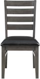 Mazin Furniture Nashua 2-Piece Black/Grey Side Chair-1