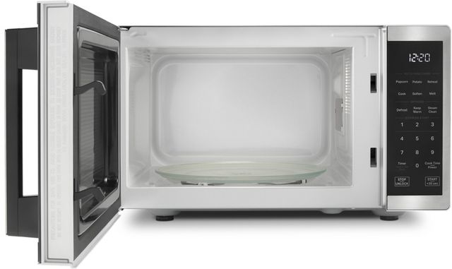 Whirlpool® 0.9 Cu. Ft. Stainless Steel Countertop Microwave with Steam Clean-1